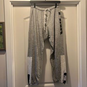 PINK VICTORIA SECRET joggers, size large